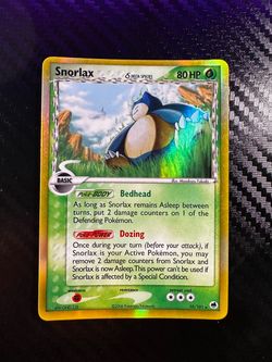 Pokemon Card - Snorlax (Delta)