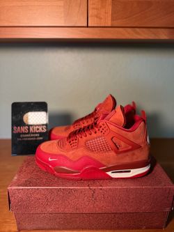 Size 9 Nike Jordan 4 brick by brick