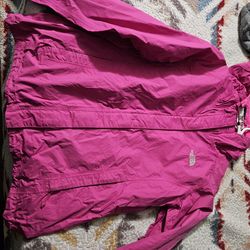 Northface & Columbia Pink Winbreakers