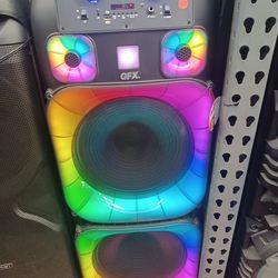 Best Deals.  Double 15" Woofers rechargeable Battery 🔋 loud Bluetooth Party Speaker.  Brand New SEALED