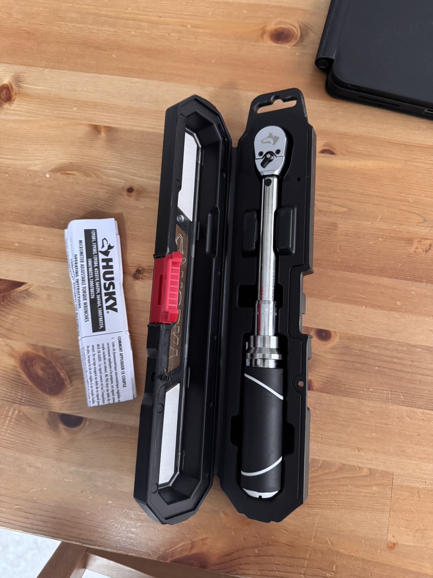 Husky 1/4 Inch Torque Wrench
