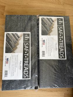 Dynasty Home Saf-T-Treads, which are non-slip carpet stair treads designed for indoor use. 