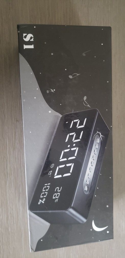 NEW Orion Alarm Clock Wireless Bluetooth