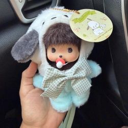 Pochacco outfit for Monchhichi or Labubu
