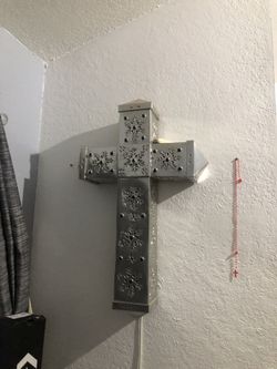 Metal Light up Cross