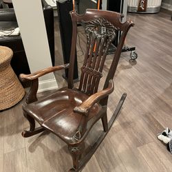 Ornate Antique Rocking Chair