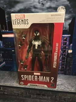 6" Peter Parker Black Suit Action Figure