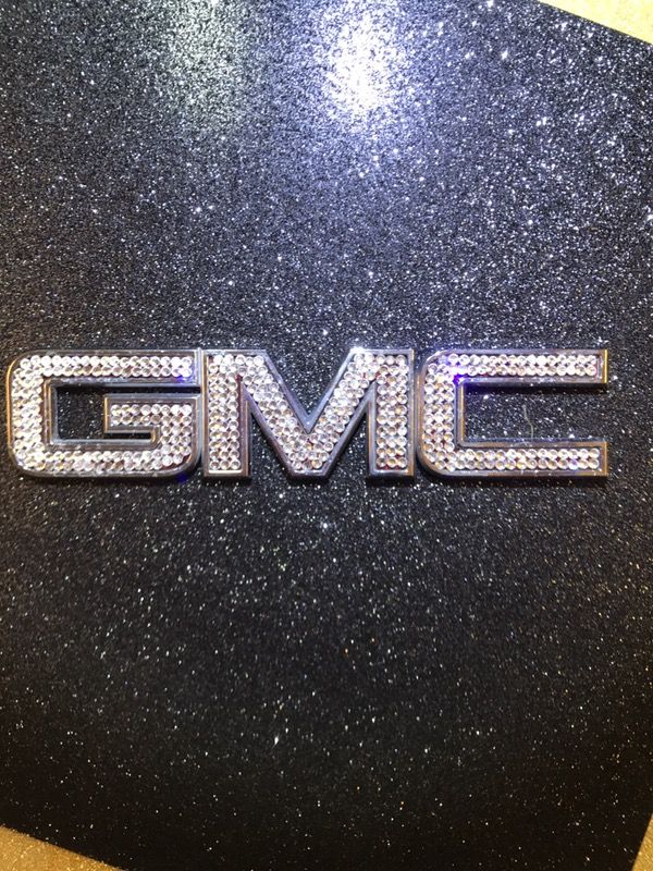 Swarovski Crystal bling GMC emblem
