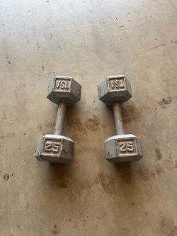 25lb dumbbells