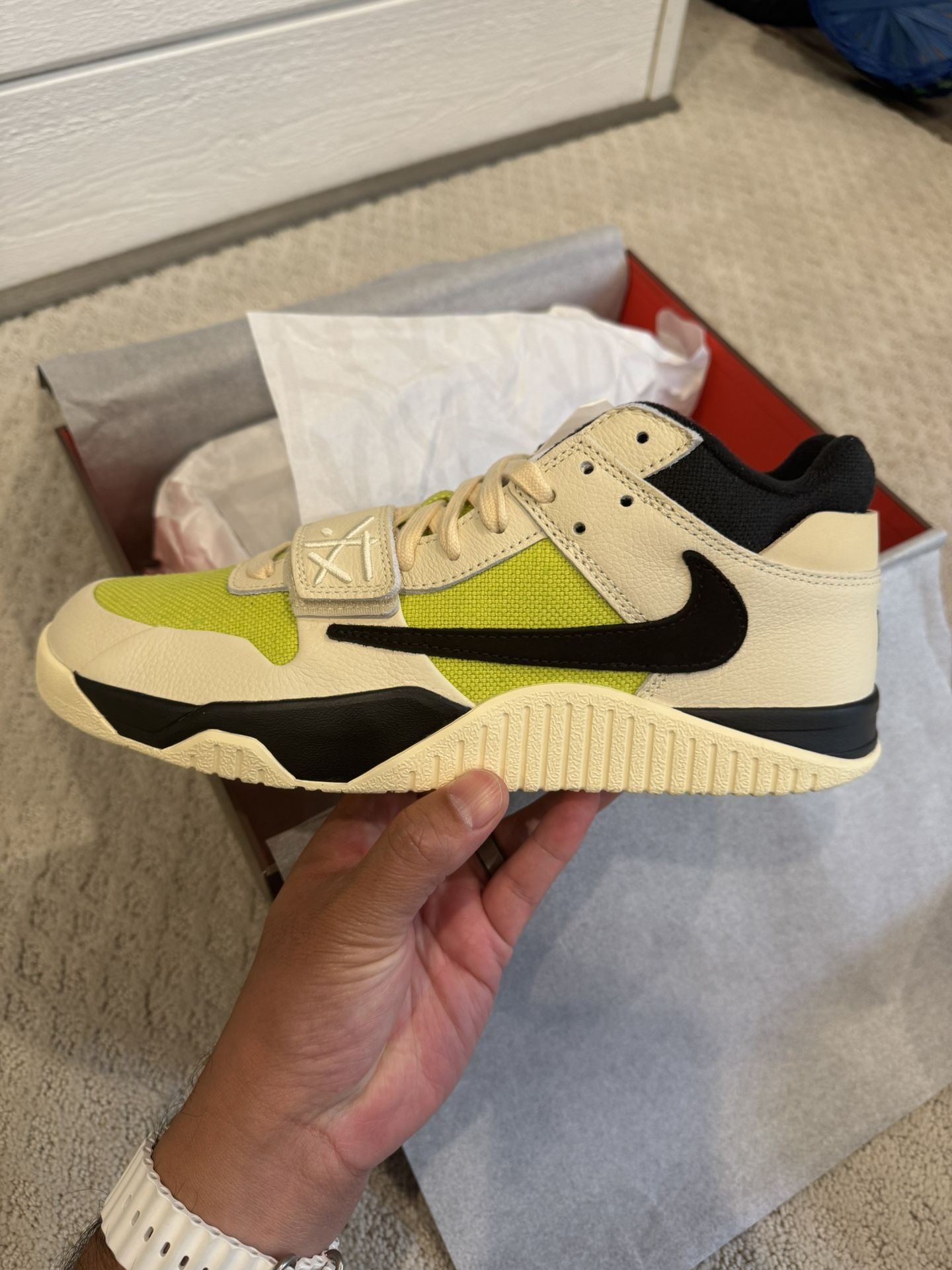 New Nike Jordan Jumpman Jack TR Travis Scott T-Rex Sneakers Size 10.5