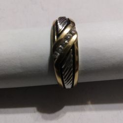 14K Gold And Diamond Ring Size 13 Use