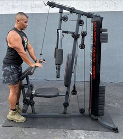 Home Gym All in one. 20 Exercises over. 150 Pounds Weight Stucks.
Homestead 33033
Delivery for extra 

Versatile Marcy Home Gym is constructed from he