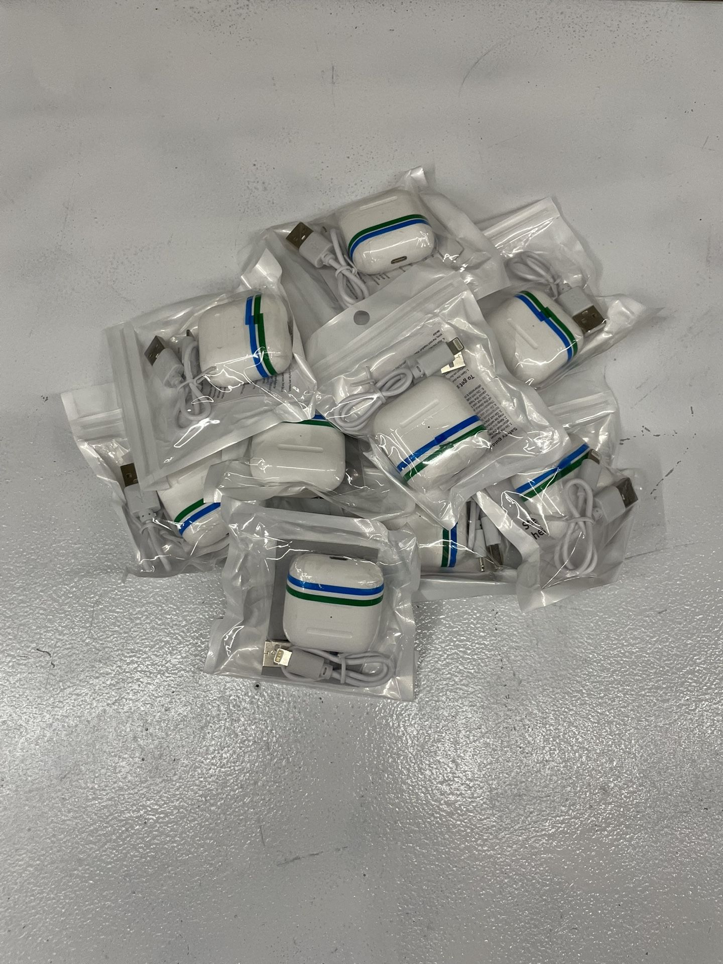 (10 Pack) Wireless Earbuds Headphones White