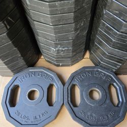 Iron Grip 25lb Urethane Olympic Weight Plates