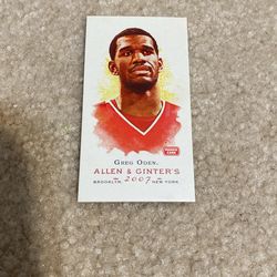 2007 Greg Oden Topps Allen & Ginter National Card Convention Mini #NCC7 - Mint!!!