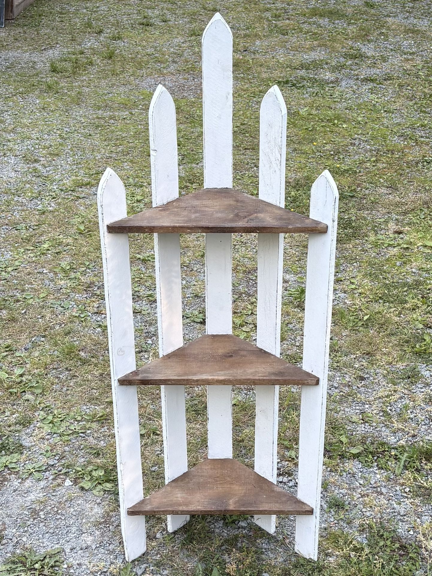 Wooden Corner Shelf