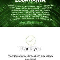 Countdown nye Tickets