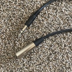 Xlr to 3.5mm Speaker Cable