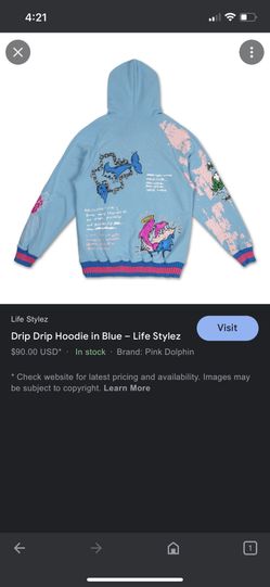 Pink Dolphin Hoodie 