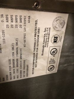 Ice Machine With 1000lbs Bin