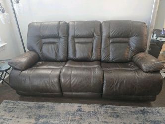 Leather Sofa Set