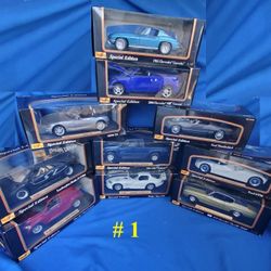 Box #1 - Maisto Model Cars 1:18