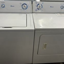 Amana By Whirlpool Washer And Gas Dryer Set 