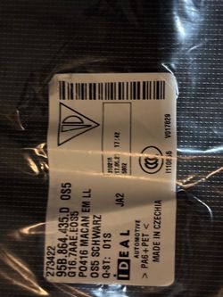 Carpet Floor Mats – NEW Factory Sealed – Black