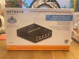 Netgear GS305E 5-Port Gigabit Smart Managed Switch