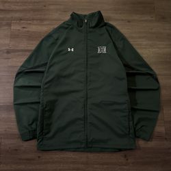 Men’s Vintage Green University Of Hawaii Windbreaker