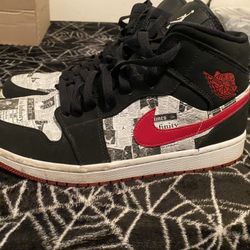 Air Jordan 1 Mid Newspaper