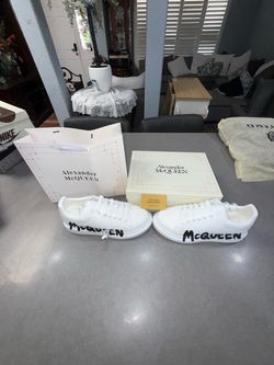 Alexander McQueen Graffiti Oversized Sneakers
