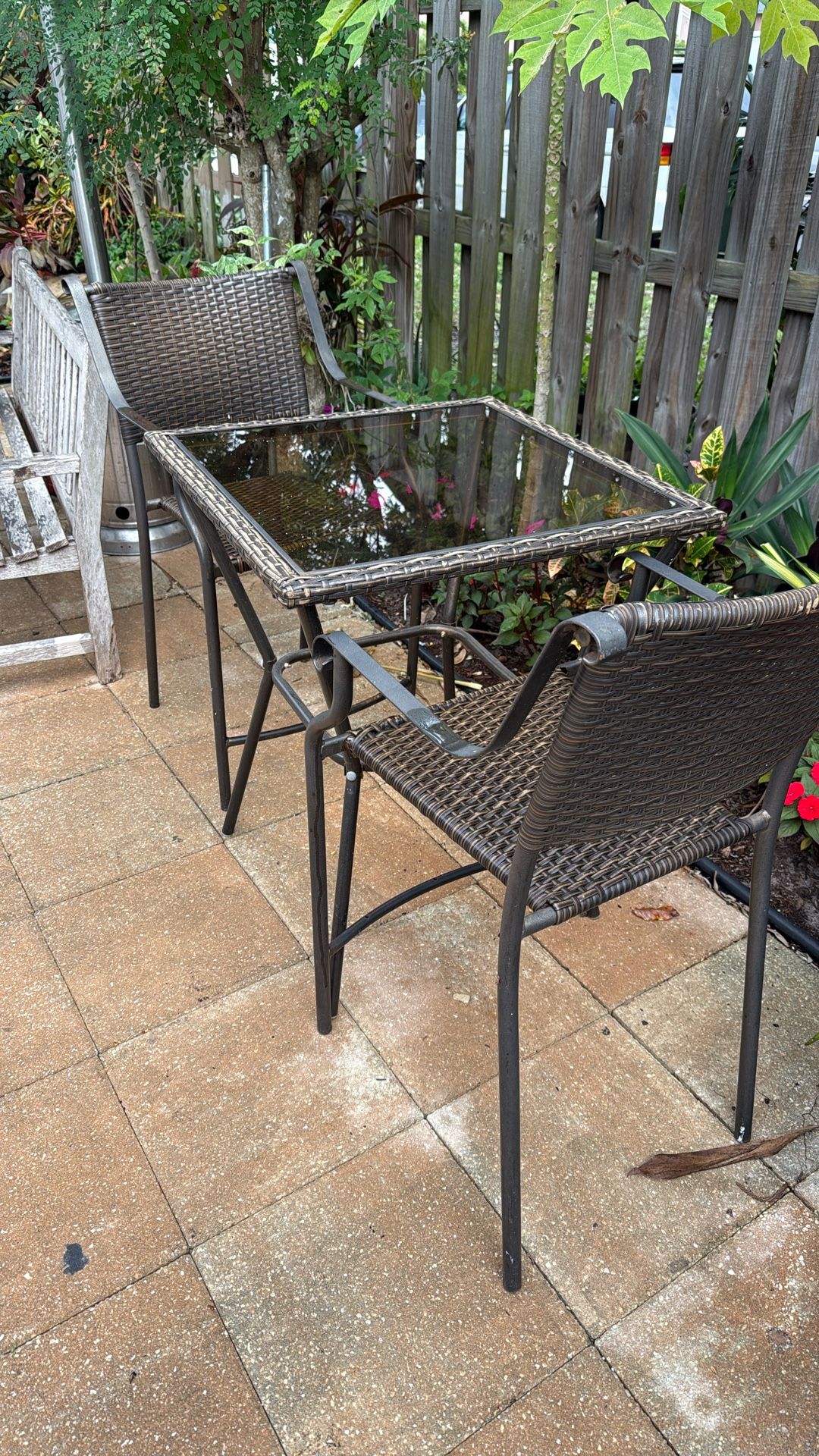 Set Of 2 Chairs And A Table