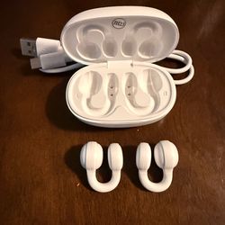 CYXG X51 True Wireless Bluetooth In-Ear Earbuds, White Case & White Earbuds, & cable