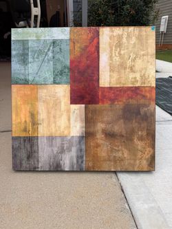 Abstract 26”x26” artwork