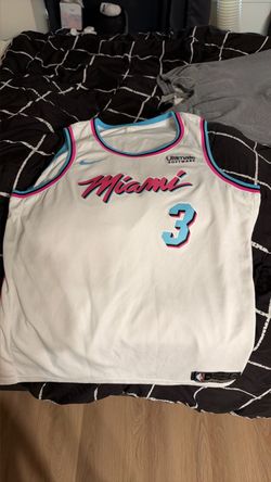 Dwyane Wade white Miami vice jersey xxl