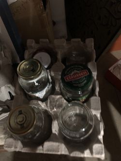 6 random mason jars be creative!