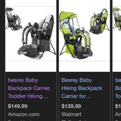 besrey Baby Backpack Carrier for Hiking Toddler