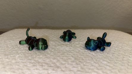 3D Printed Mini Articulated Animals — $5 each or $12 for all 3 | Mesa