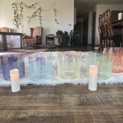 Beautiful Crystal Sound Bowls 