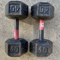 40 Lbs. Dumbells - Pair