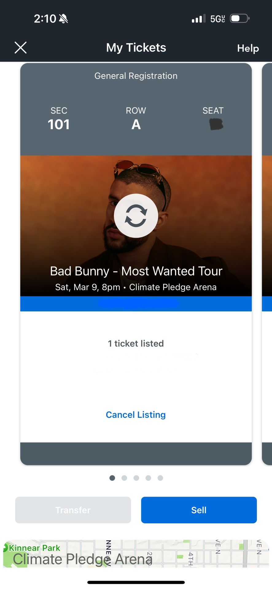 Bad Bunny Row A 2 Tickets! Under Face Value!