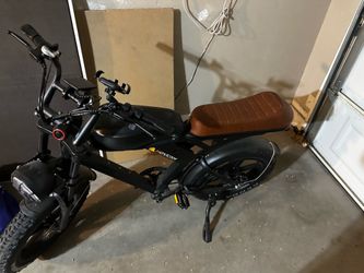Electric bicycle with extra mount and accessories