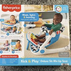 Baby-Fisher Price Deluxe Kick &  Play 