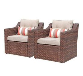 Two Piece Patio Chair Set High Quality Porch Chairs Patio Chairs Outdoor Furniture Outdoor Patio Furniture Set 🆕🛺🚎🚚🆕
