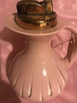 Pink Vintage Antique Lighter Mid-Century++