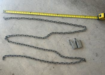 12 Ft. Chain + 2 Locks & 2 Keys
