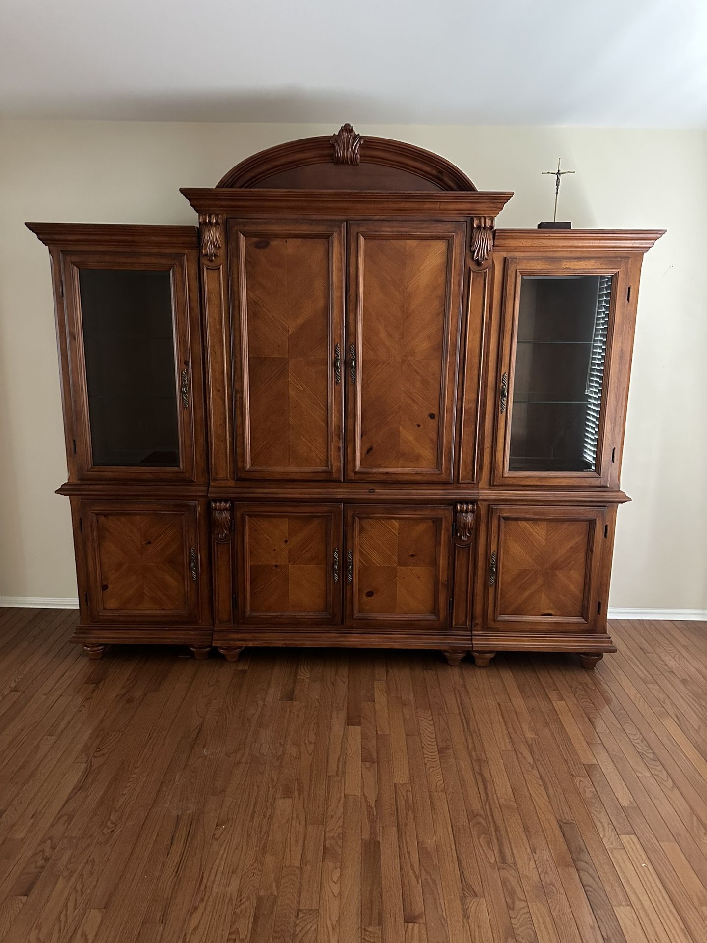2 Real Wooden Wall Units