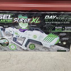 Gel Blaster SURGE 1.5, Electric Green, Water-Based Gellet Blaster with 10,000 Electric Green Gellet Pack