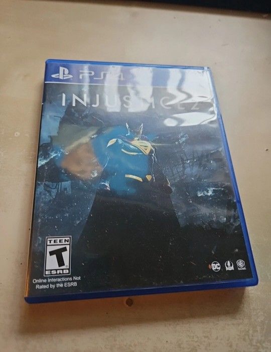 PS4 Injustice 2 Video Game With Disc And Case Included 